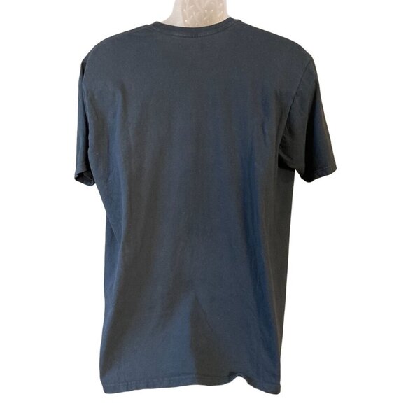 T-Line Short Sleeve 100% Cotton Black Tee GREAT DADS GET PROMOTED TO GRANDPA XL - Picture 4 of 6